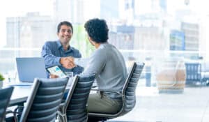 Lender reviewing SBA 504 Loan process